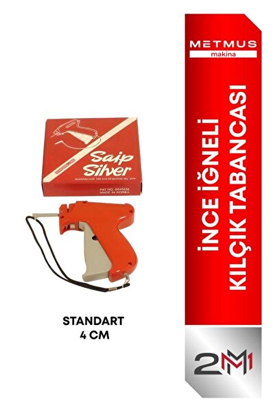 Saip Kılcık Tabanca 4 Cm Sdandart Iğneli