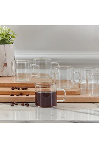 Home Box Sip Savor 6-Piece Glass Mug Set