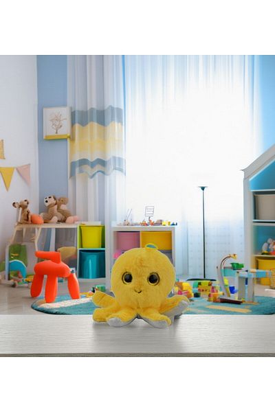 Halley Oyuncak 15 cm Plush Lovely Eyed Octopus - 62403