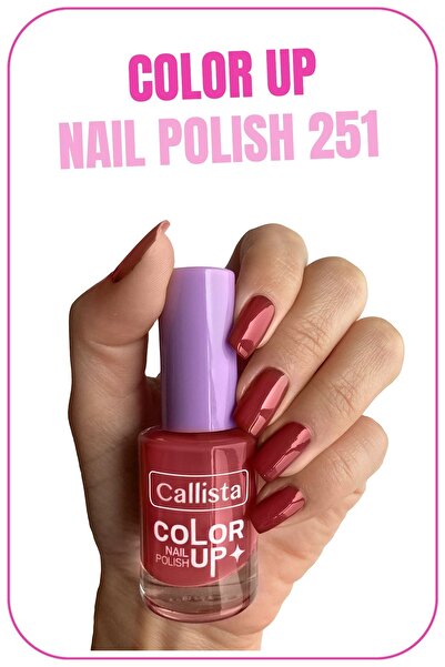Callista Color Up Nail Polish Oje 251 Calm Down - Kırmızı