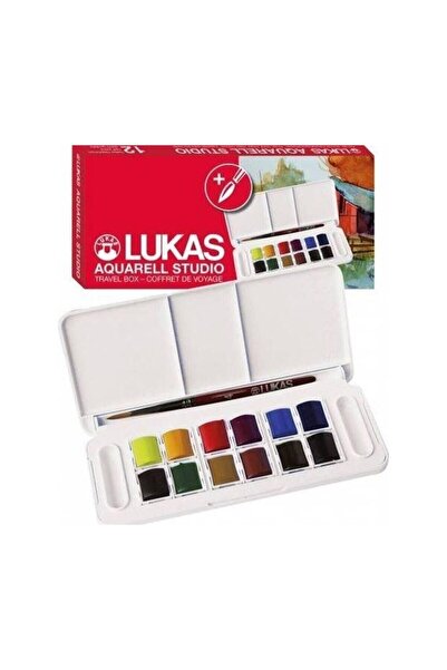 Pebeo Lukas Studio 12'li Suluboya + Ponart Resim Defteri Lp-6856-152