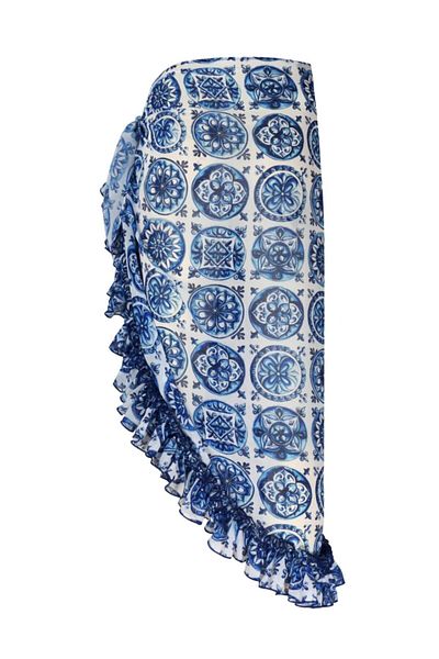 Nur Karaata LilyBleuBlanc -LongPareo Skirt