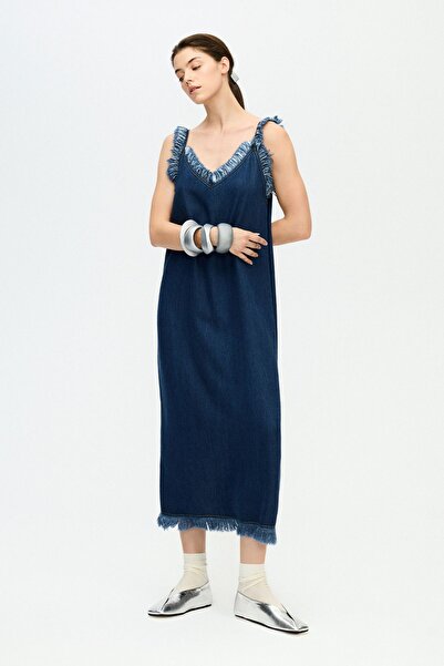 İKİKIZ Denim Strap Dress - Stylish and Comfortable Design