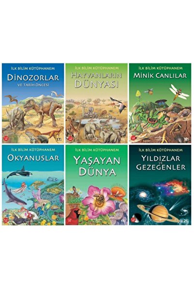 TÜRKİYE İŞ BANKASI KÜLTÜR YAYINLARI Ilk Bilim Kütüphanem 6 Kitap Set-2