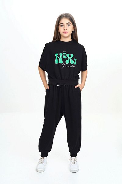 HayKids Σετ φόρμας για κορίτσια με κοντό μανίκι με στάμπα με λαιμόκοψη