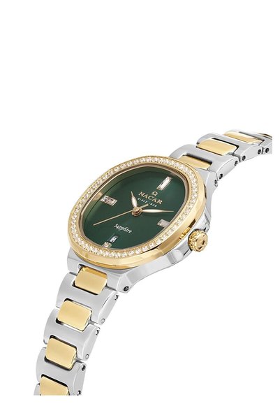 Nacar NC33-398369-CNMS SAPPHIRE GLASS STAINLESS STEEL WOMEN'S WRISTWATCH