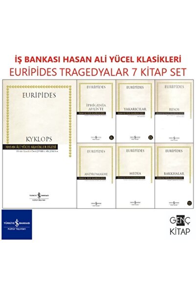 TÜRKİYE İŞ BANKASI KÜLTÜR YAYINLARI Euripides Antik Yunan Tragedyaları 7 Kita...
