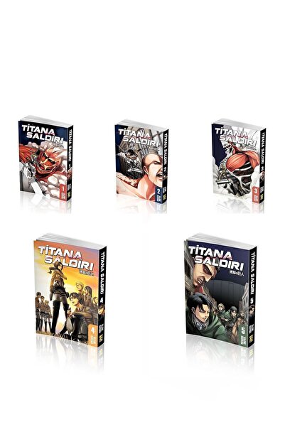 Gerekli Şeyler Yayıncılık Titana Saldırı Başlangıç Seti (türkçe 1-2-3-4-5 Cilt)
