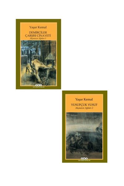 Yapı Kredi Yayınları Akçasazın Ağaları 2 Kitap Set / Demirciler Çarşısı Cinay...