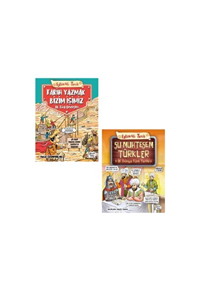 Eğlenceli Bilgi Yayınları Eğlenceli Bilgi Tarih 2 Kitap Set / Tarih Yazmak Bi...