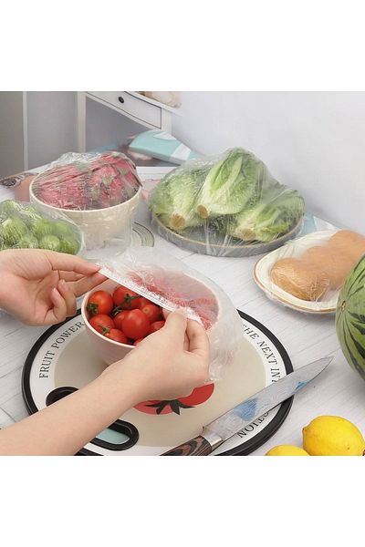 NesShine Multi-Purpose Cover Food Cap 100 Pieces Practical Freshness Preserving Pot and Plate Cap