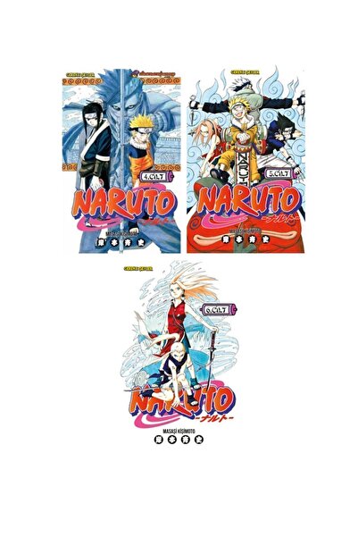Gerekli Şeyler Yayıncılık Naruto 4-5-6. Ciltler Manga Seti