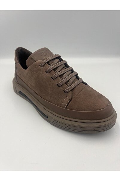 Mammamia unisex günlük rahat deri lastik bağcıklı ayakkabı