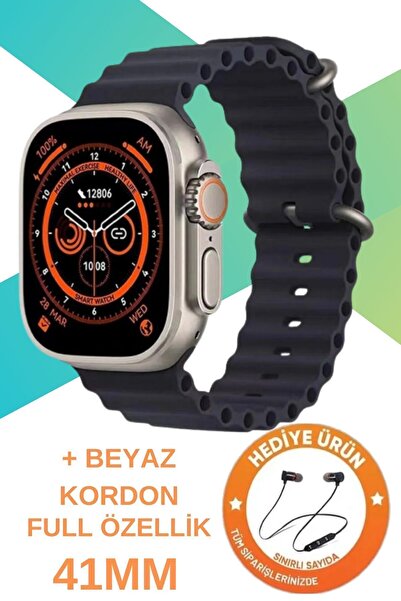 Zineets Smart Watch 8 Pro Plus Ultra 41 Mm Tam Ekran Akıllı Saat Nfc Kablosuz...