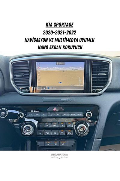 UniqAnatolia Kia Sportage 2020 2021 2022 Compatible 8-Inch Navigation and Multimedia Nano Screen Protector