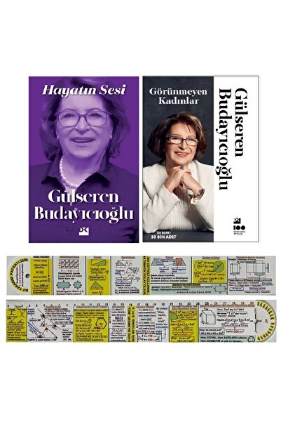Doğan Kitap Hayatın Sesi + Görünmeyen Kadınlar 2 Kitap Set - Gülseren Budayıc...