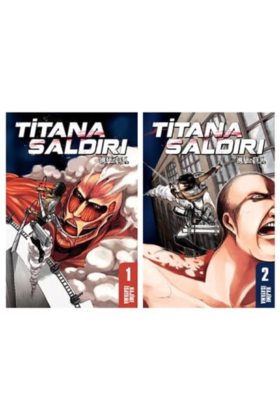 Gerekli Şeyler Yayıncılık Titana Saldırı (attack On Titan) 1-2. Ciltler Manga...