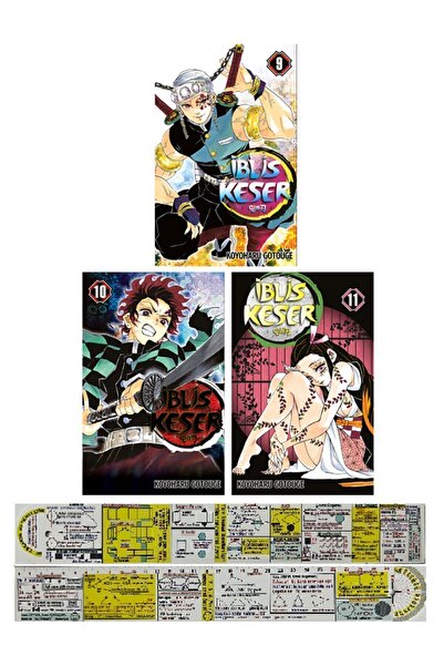 Gerekli Şeyler Yayıncılık İblis Keser 9-10-11. Ciltler Manga Seti + Matematik...