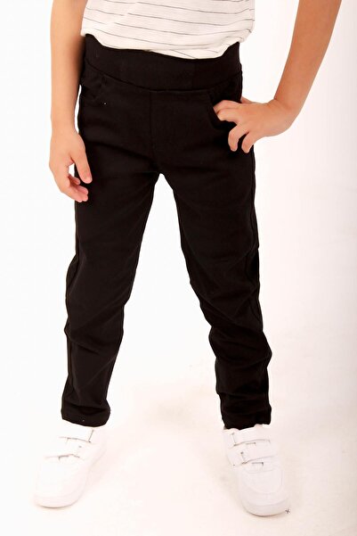 Perendi Αγόρι Μαύρο Παντελόνι Gabardine - Με Τσέπες