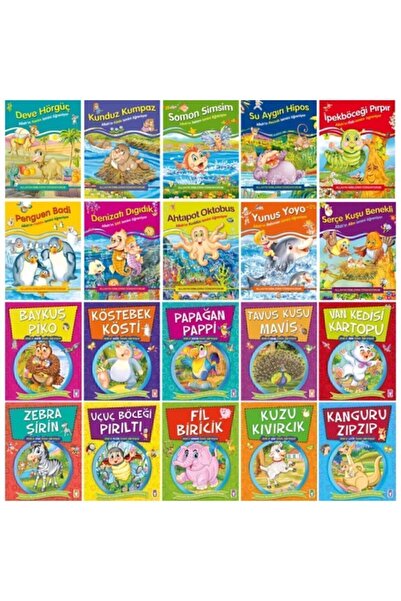 Timaş Çocuk Allah'ın Isimlerini Öğreniyorum Serisi 20 Kitap Set