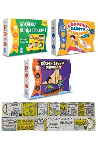 Mavi Kirpi Gökdeniz Dünya Turunda 30 Kitap 2. Sınıf Okuma Kitapları Seti + Ma...