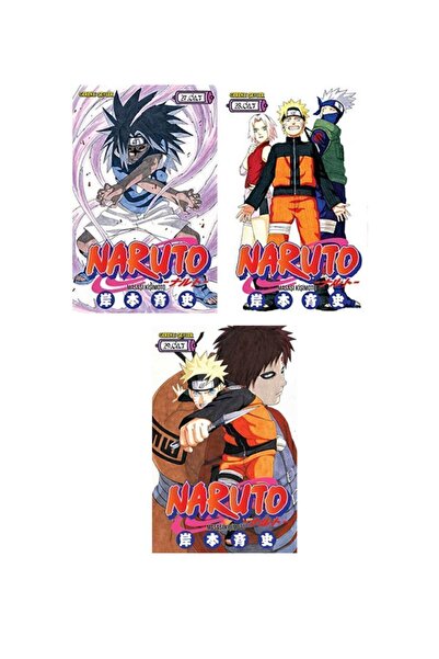 Gerekli Şeyler Yayıncılık Naruto 27-28-29. Ciltler Manga Seti