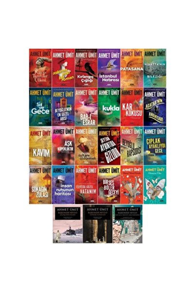 Yapı Kredi Yayınları Ahmet Ümit Tüm Kitapları 27 Kitap Set