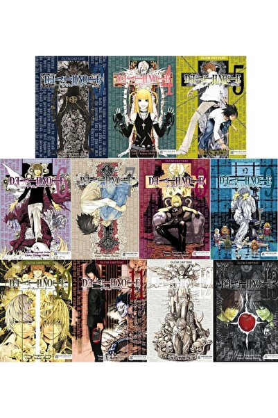 Romans Yayınları Death Note 3-4-5-6-7-8-9-10-11-12-13. Ciltler Manga Seti - T...