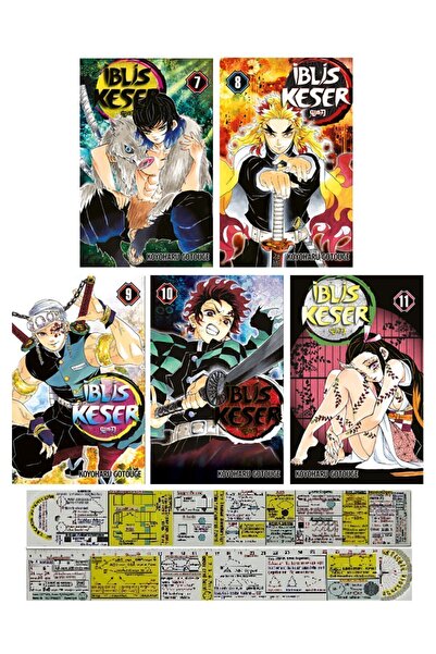 Gerekli Şeyler Yayıncılık İblis Keser 7-8-9-10-11. Ciltler Manga Seti + Matem...