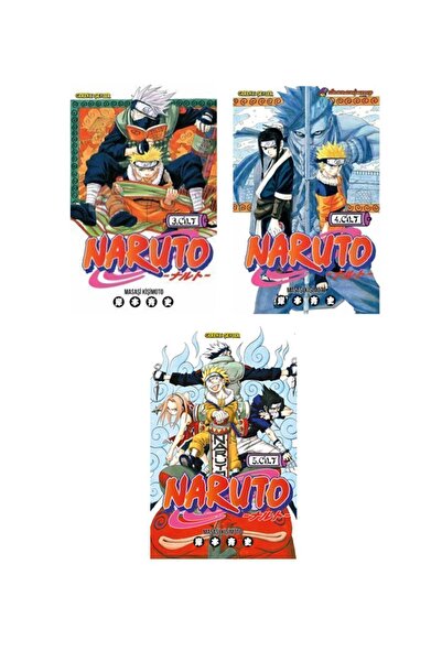 Gerekli Şeyler Yayıncılık Naruto 3-4-5. Ciltler Manga Seti - Masaşi Kişimoto