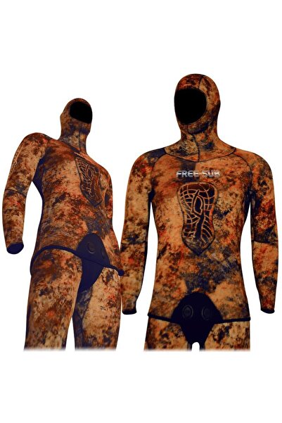 Free-Sub 5mm Ghost Brown Avcı Serbest Dalış Elbisesi