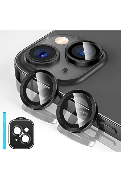 Evax (SAFIR) واقي عدسة الكاميرا من الياقوت المتوافق مع هاتف Iphone 15 / 15 Plus سهل التركيب