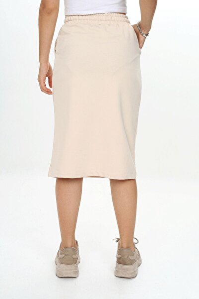 HayKids Girl - Two String Fabric Slit Maxi Skirt