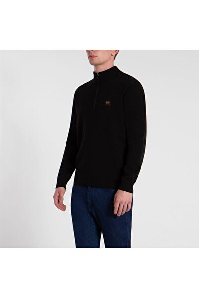 PAUL&SHARK MEN'S ZIPPED PULLOVER C.WWOOL