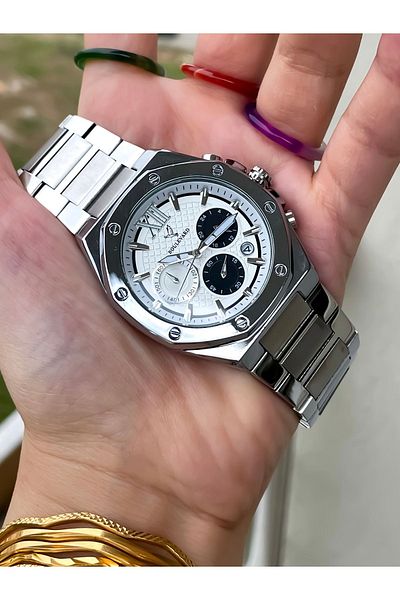 Bentini Bouleward Men's Sports Watch - Stylish Design, Stainless Color, Bracelet Gift