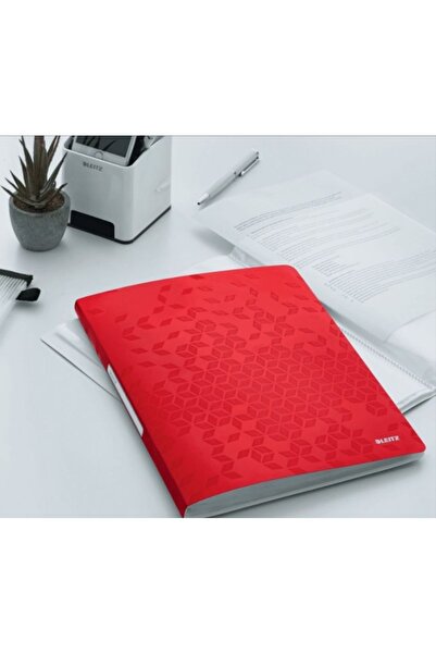 Leitz Aktivní prezentační složka Wow Metallic Red, 20 kusů, 46310026