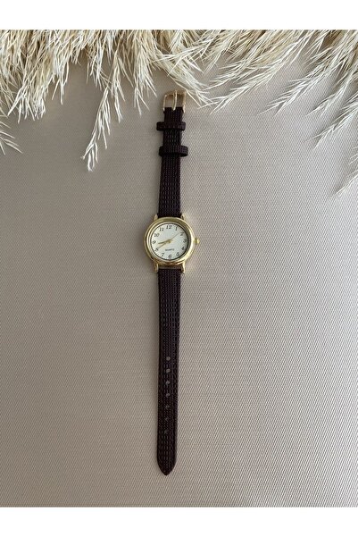 QUARTZ Rubsey Retro Minimal Vintage Deri Kordon Kadın Kol Saati