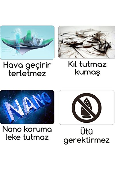 Kral Penuar Kuaför Berber Traş Saç Kesim Önlüğü Örtüsü 120x150 Xl Ebat No8 Kk