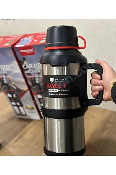 helinaria 4Litre 24 Saat Sıcak Soğuk Dağcı Termos