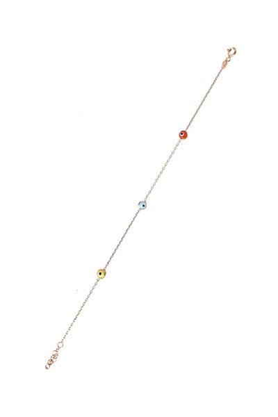 SUNSHINE 925 Ayar Gümüş Nazar Boncuklu Bileklik