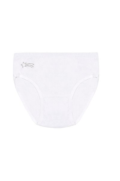ÖZKAN underwear Özkan 0840 - Κοριτσίστικο Rib Flexible Stone 100% Cotton Slip Panties 10 Pack