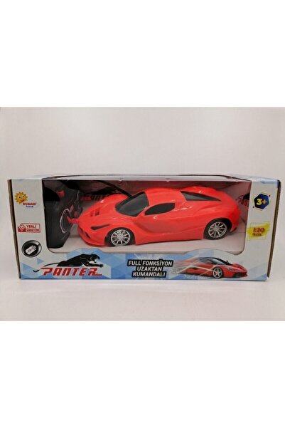 Genel Markalar Full Fonksiyon Uzaktan Kumandalı Pilli Panter Yarış Kırmızı Arabası