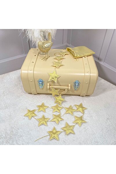 PAMUKA 16'lı Altın Yıldız Dekor
