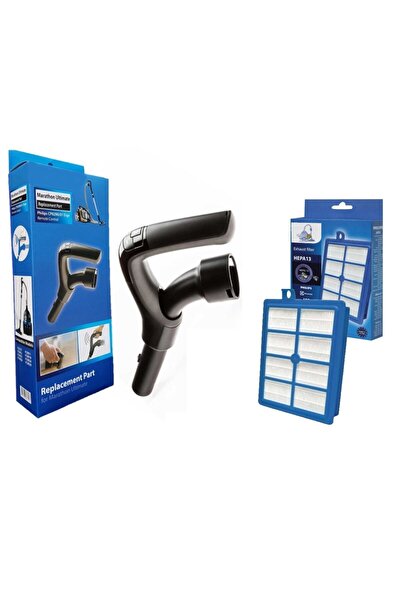 Popüler Telecomandă și mâner + filtru HEPA13 compatibile cu Philips FC9924 Marathon Ultimate