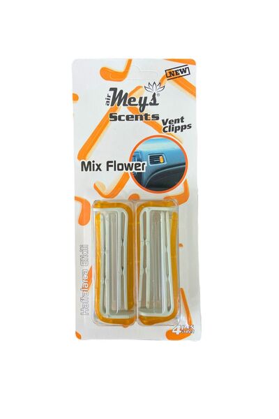 Genel Markalar MİX FLOWER AROMALI 4'LÜ ARABA KLİMA PETEK KOKUSU