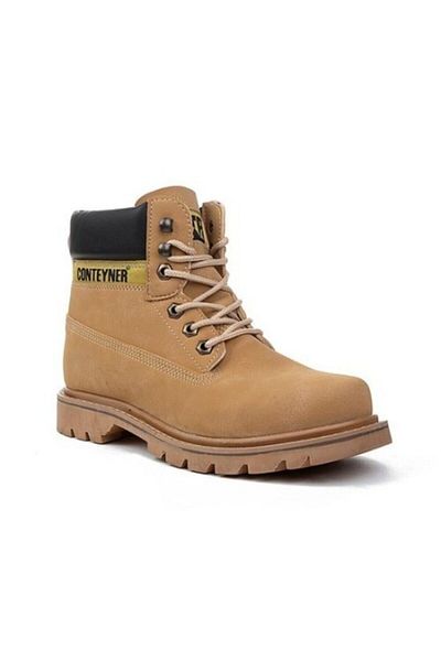 CONTEYNER Μπότες αντιολισθητικής σόλας Hepsitrend Unisex Camel Winter Rubber