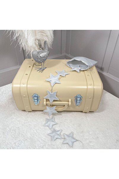 PAMUKA 8'li Gümüş Yıldız Dekor