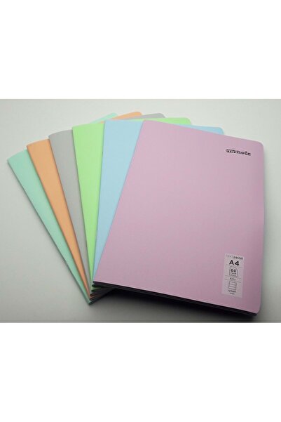Umur My Note Text Pastel A4 60 Yaprak Çizgili Tel Dikişli 4 Lü Paket