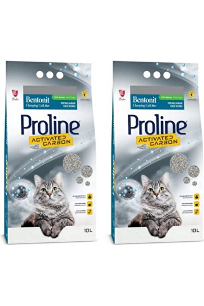 Proline Aktif Karbonlu Kedi Kumu 10 lt 2 adet