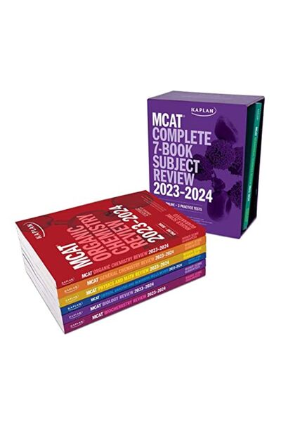 Simon Schuster مجموعة مراجعة موضوع Mcat Complete 7Book 2023-2024 تتضمن كتبًا ...